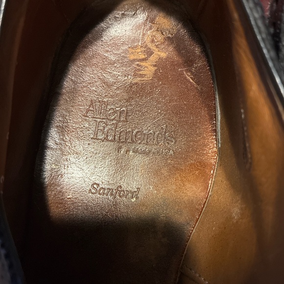Allen Edmonds Sanford Black Leather Cap Toe Oxford Dress Shoes 13B USA main image 4